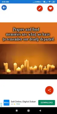 Sympathy Wishes Greeting, Quotes, GIF android App screenshot 1