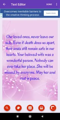 Sympathy Wishes Greeting, Quotes, GIF android App screenshot 4